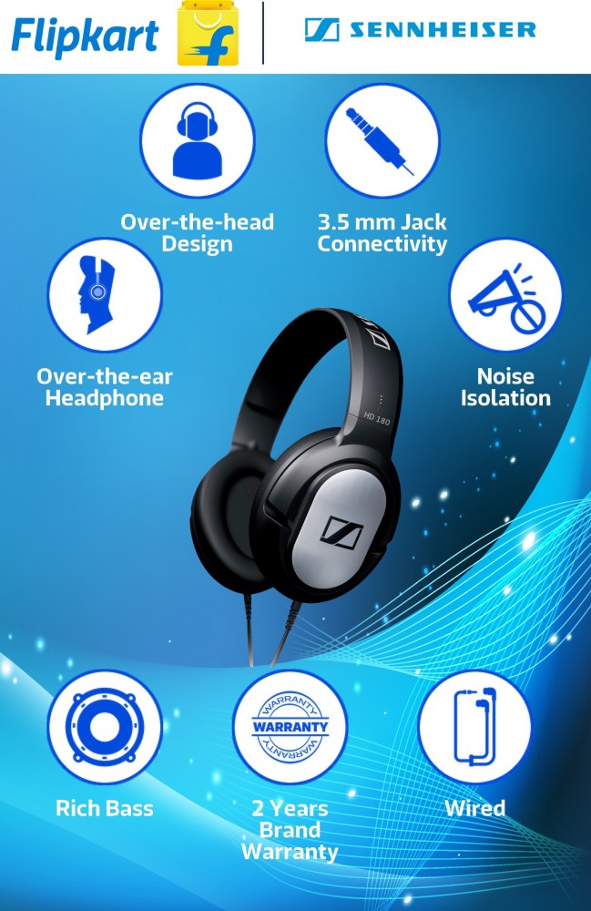 Sennheiser hd best sale 180 ear pads