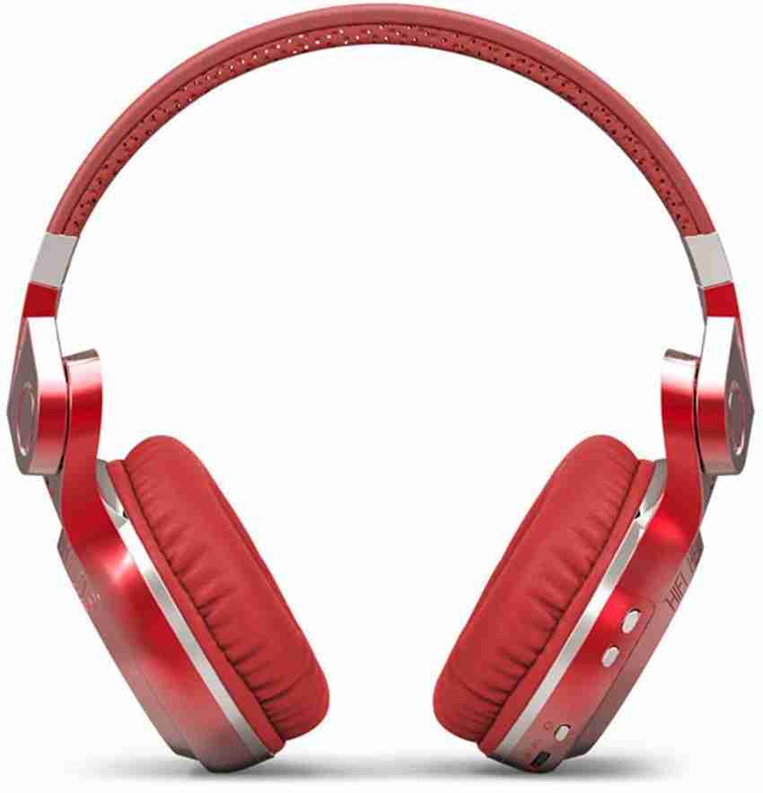 Bluedio T2 Plus Red Bluetooth without Mic Headset