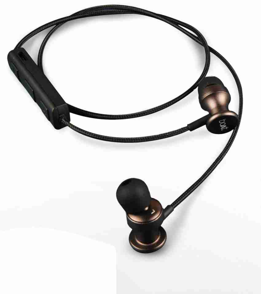 boAt Rockerz In Ear 200 Metallic Brown Wired without Mic Headset