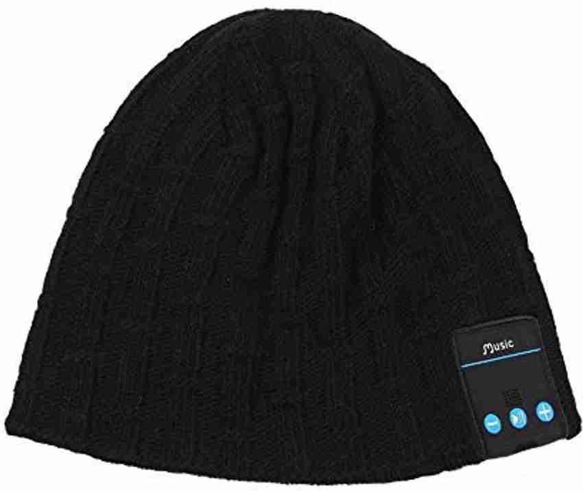Cap with bluetooth headphones outlet