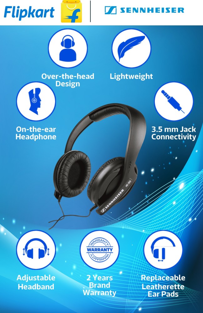 Sennheiser hd best sale 202 pro