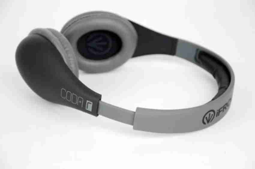 ifrogz If-Cod-Blk Coda Headphones With Mic Wired without Mic