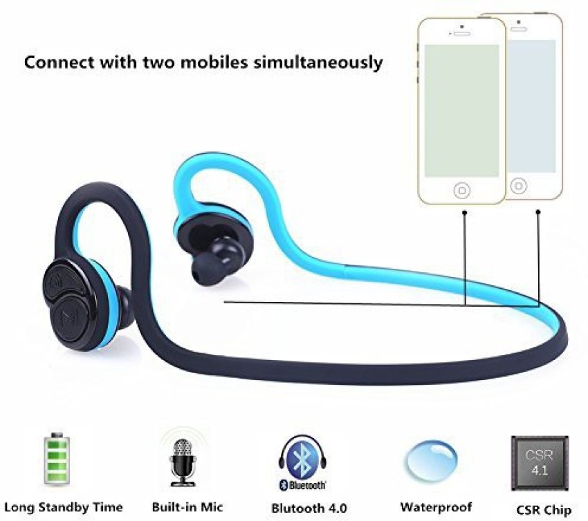 Aelec Neck Strap Waterproof Wireless Sport Earphones V4.0