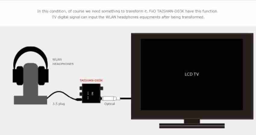 Wireless headphones with online hdmi connection