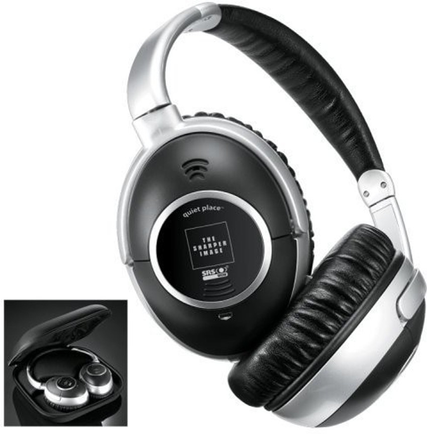 Sharper image quiet place noise canceling headphones. Non Bluetooth