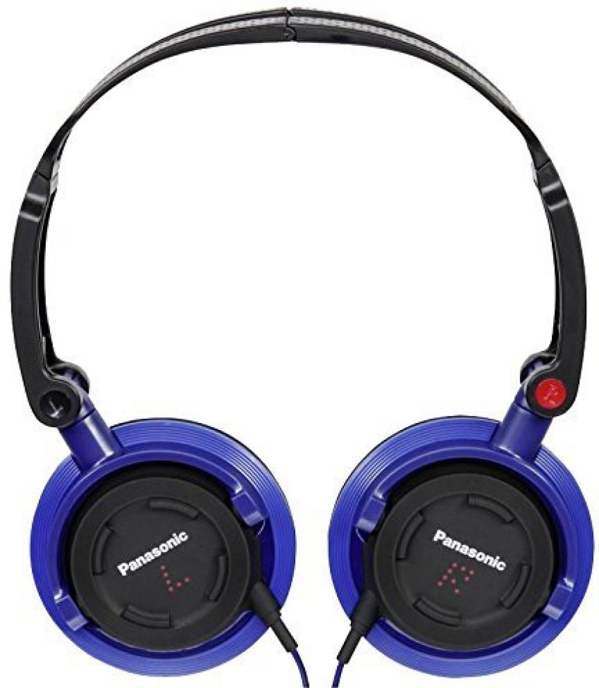 Panasonic Rpdjs150Ea Street Headphones Blue Wired without Mic