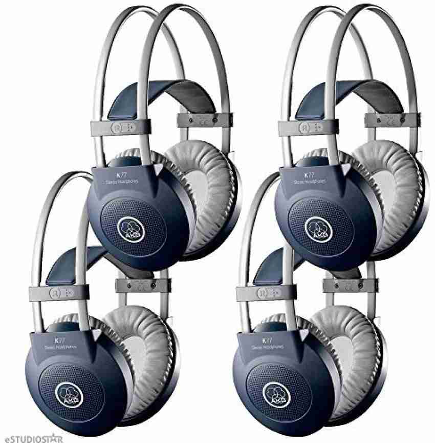 AKG K77 Studio Dj Headphone Closed-Back Headphone Pack Of 4