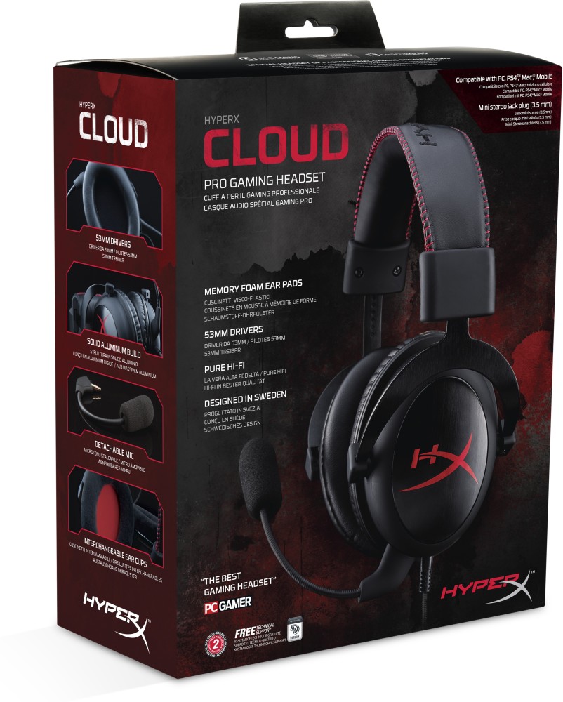 HyperX Cloud Gaming Headset for PC PS4 Black Price in India