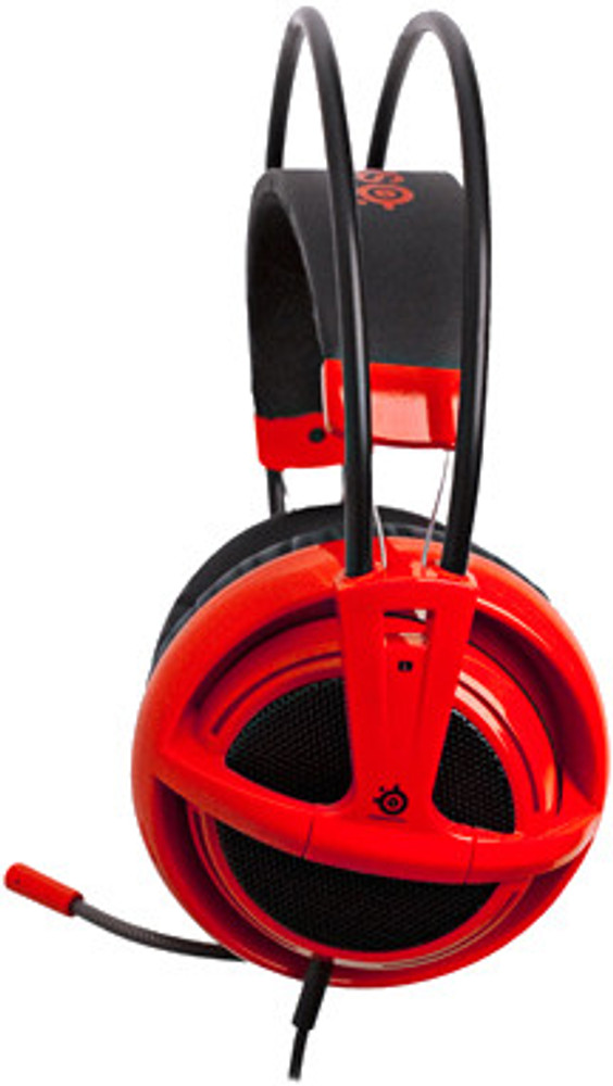 Red steelseries headset clearance