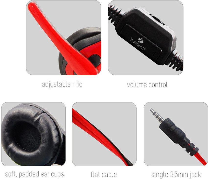 Zebronics colt headphone with mic store