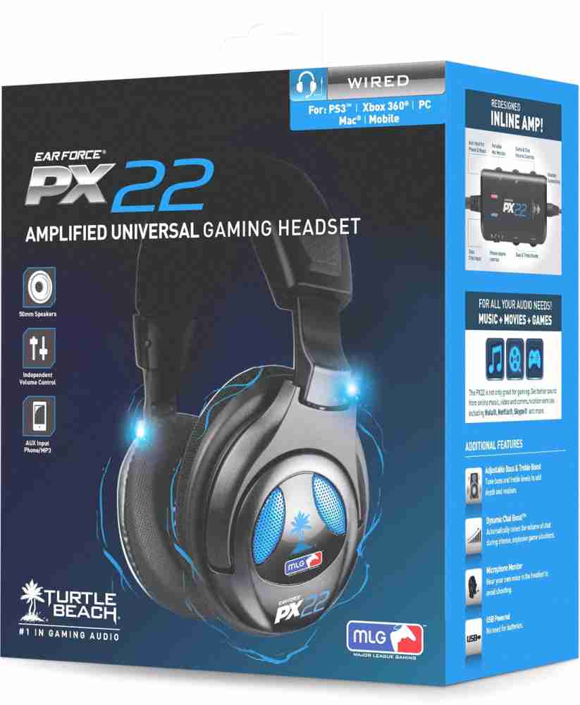 Turtle Beach Ear Force Px22 Amplified Universal Wired Headset