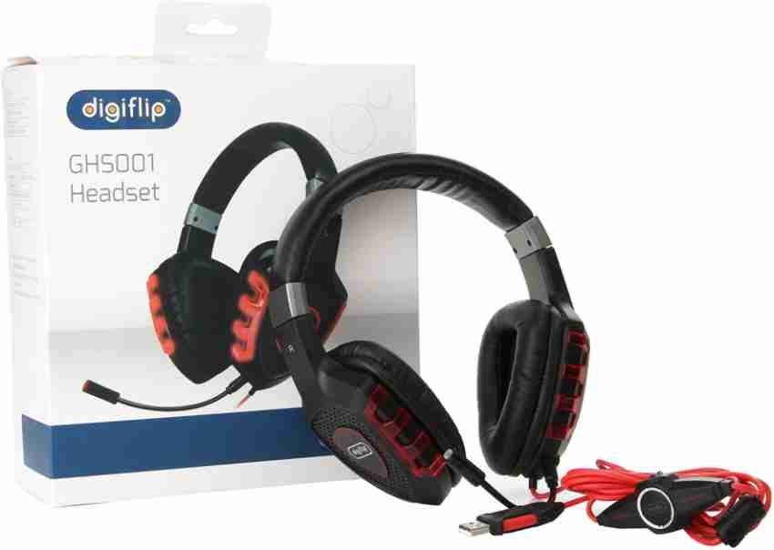 DigiFlip 7.1 Surround Noise Cancellation Gaming Headset Price in