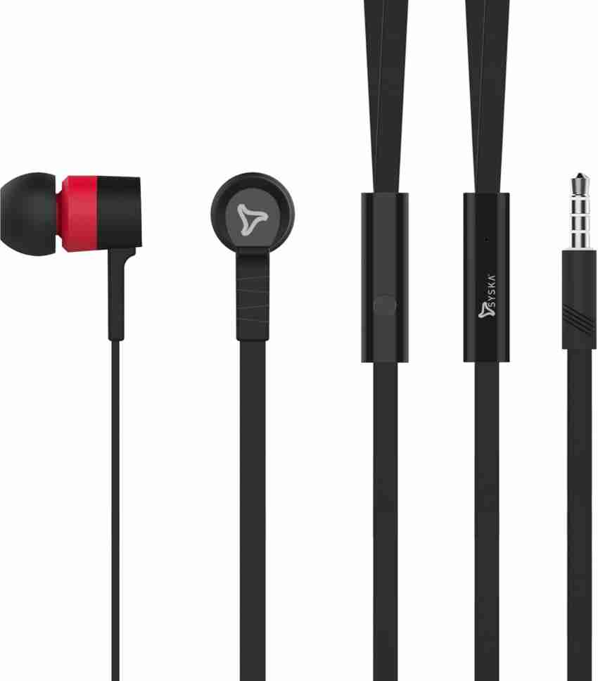 Syska SYSKA H 007 Ear Phone In Ear Wired Earphones With Mic