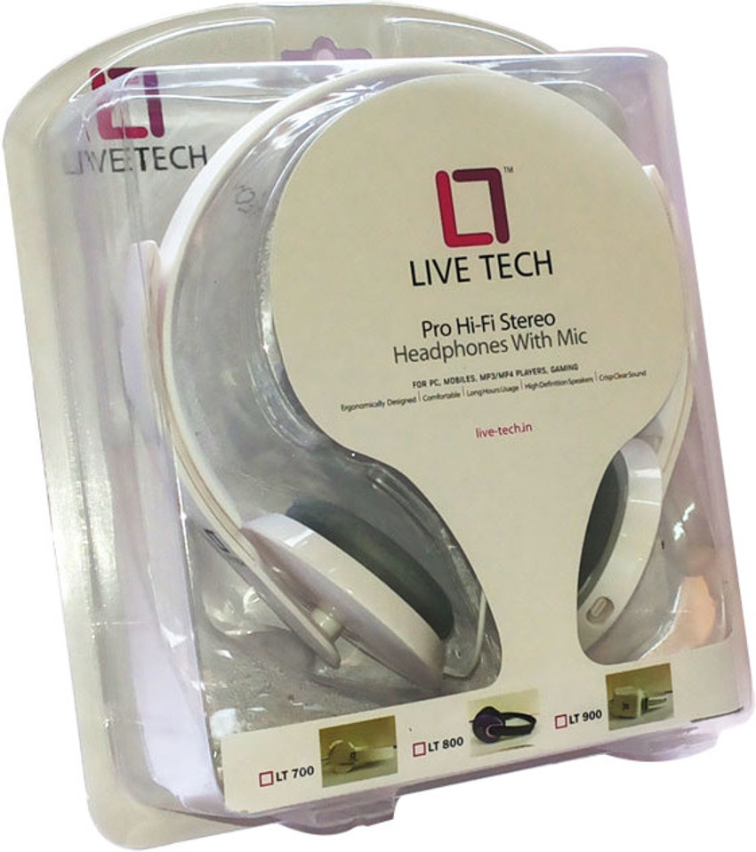 Live Tech LT 800 Wired Headset Price in India Buy Live Tech LT 800 Wired Headset Online Live Tech Flipkart