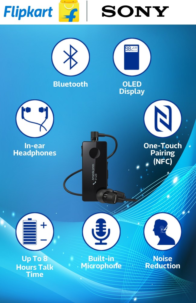 Sony SBH50 Headset Price in - Sony SBH50 Bluetooth Headset Online - SONY : Flipkart.com