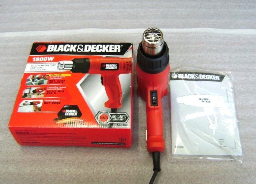 Buy Black+Decker KX1800 - 2 Speed, 1800 W Heat Gun Online at Best Prices in  India