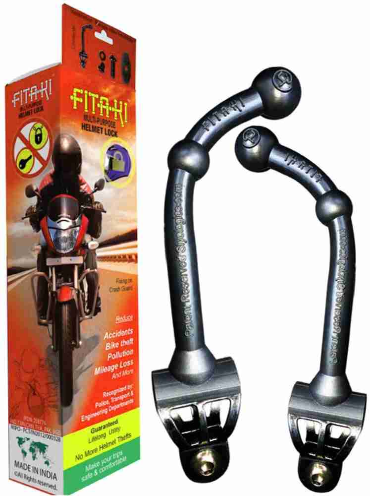 Fitaki Plastic Steel Automatic Lock For Helmet Price in India