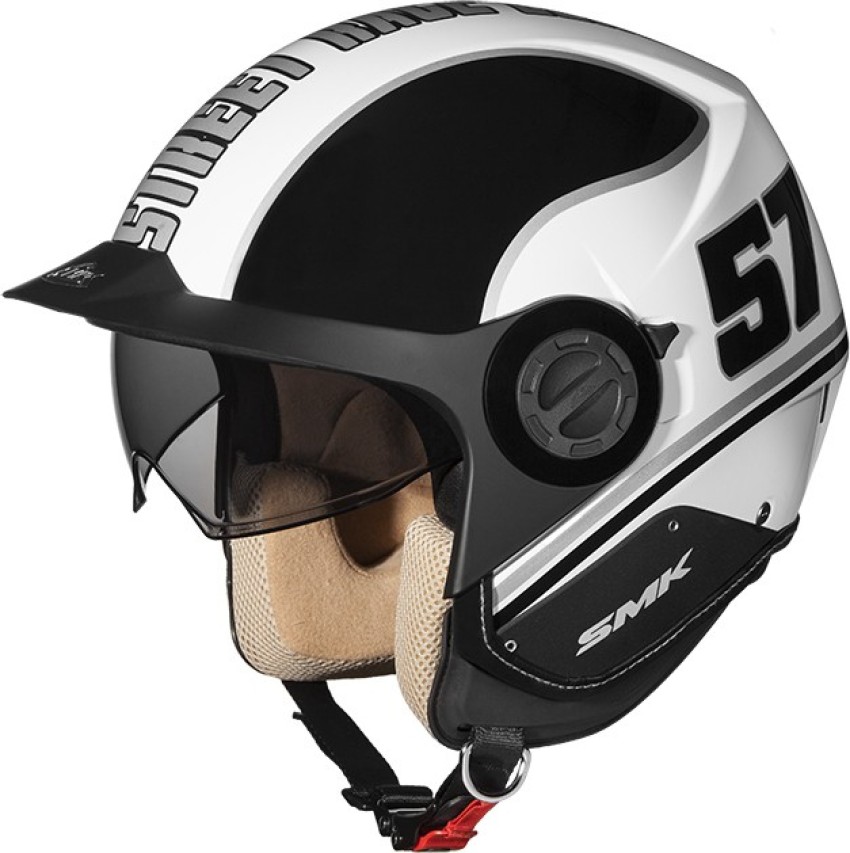 Smk hot sale half helmet