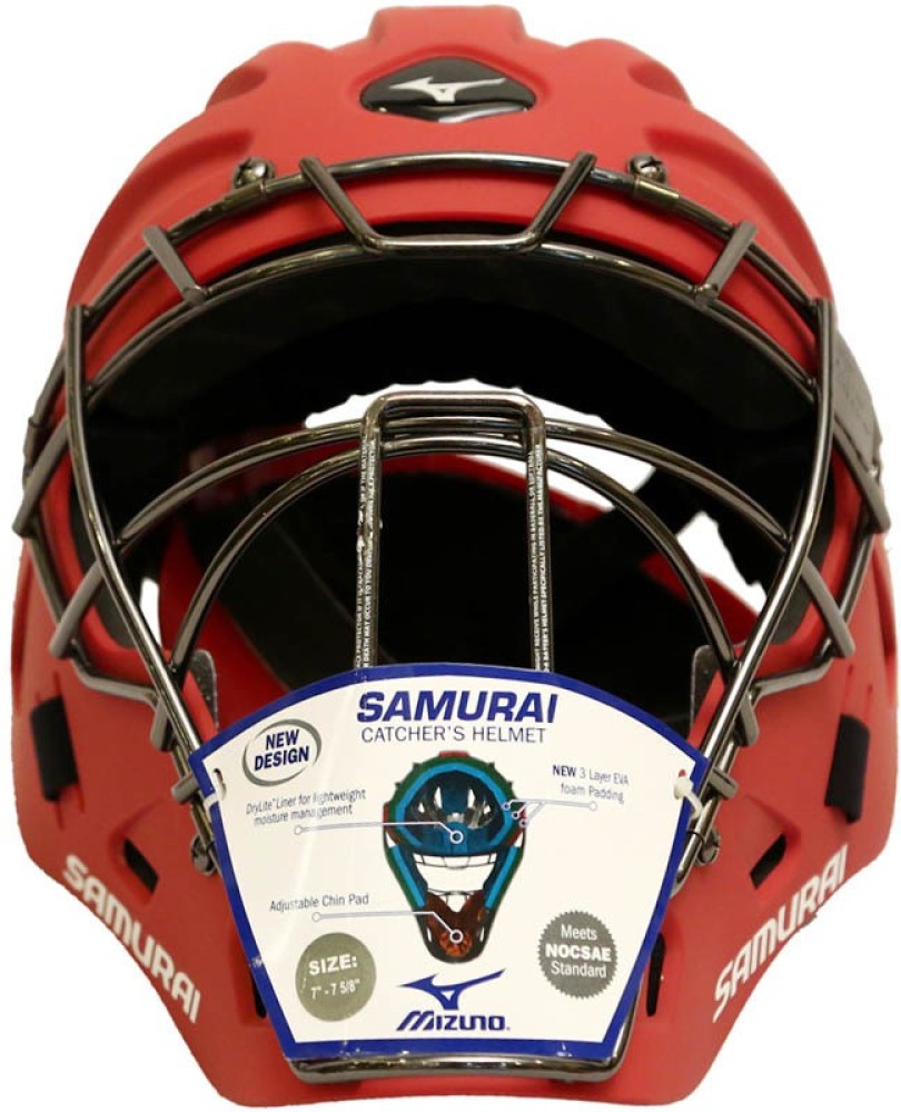 Mizuno Samurai Catcher's Face Mask, Red