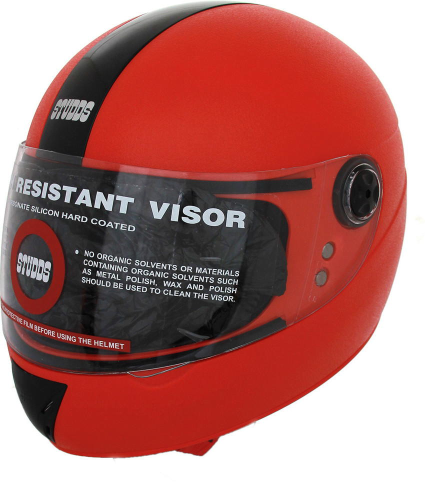 Buy Studds Chrome Super Matt Black XL Size Safety Helmet Full Face