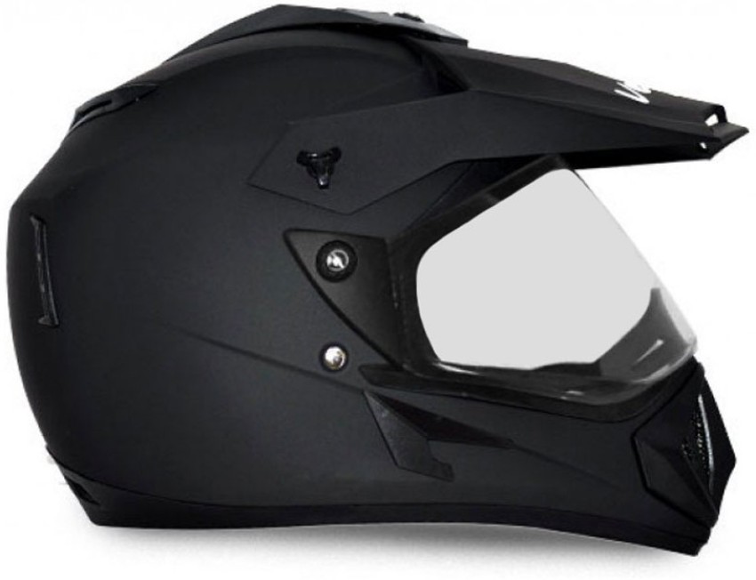 VEGA OFF ROAD DULL BLACK Motorbike Helmet Buy VEGA OFF ROAD DULL