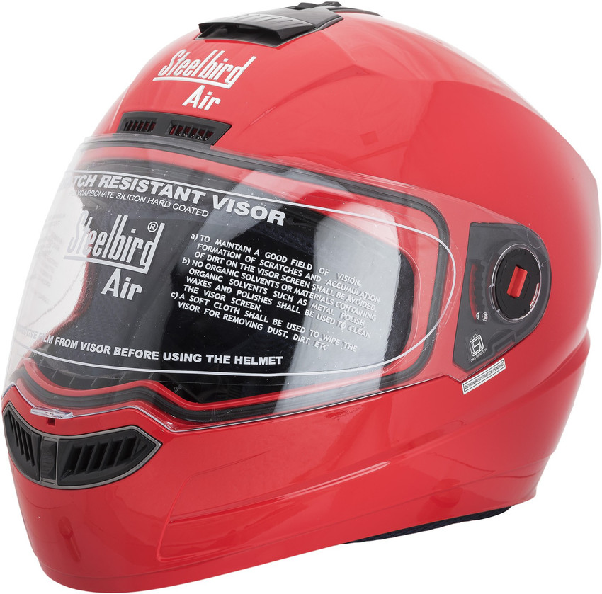 Steelbird helmet sale red