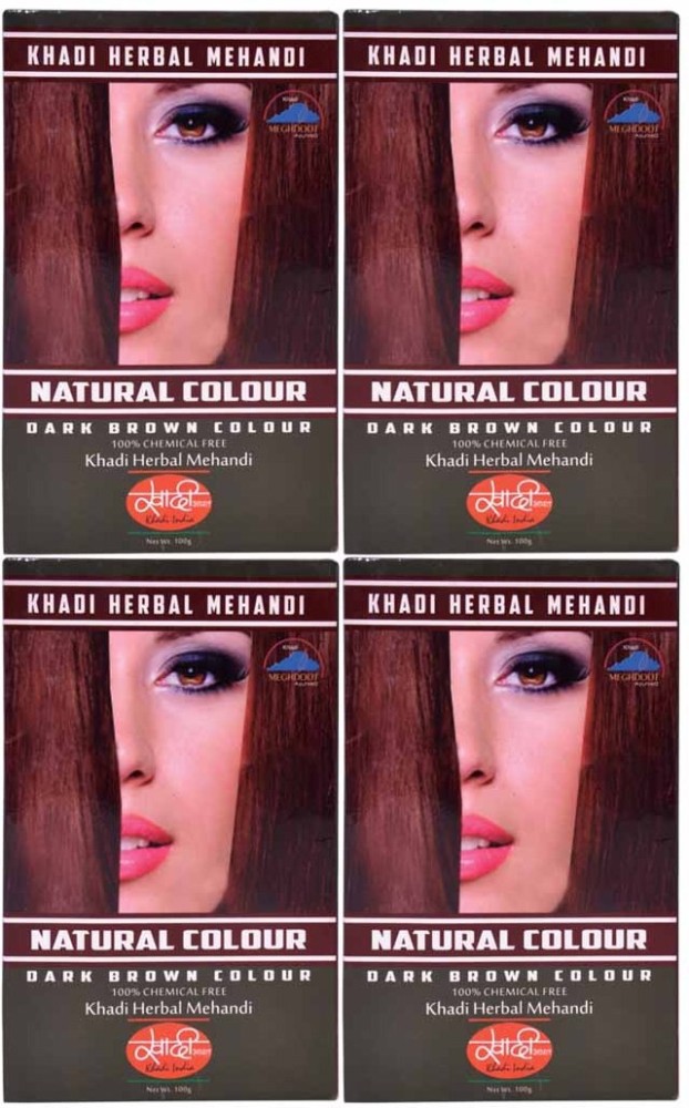 Natural colour: Khadi herbal hair colour dark brown