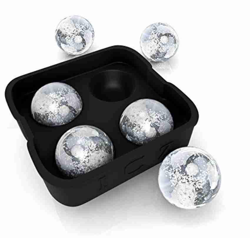 masokaonse 3 Pack Round Ice Cube Tray, Ice Ball Maker Mold for Freezer with Container, Sphere Ice Cube Tray Making 99pcs Circle Ice Chilling Cocktail Whiskey Tea