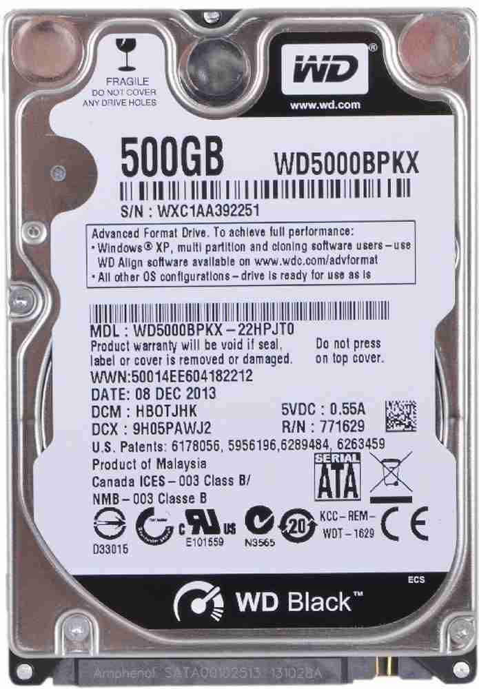 Wd5000bpkx top