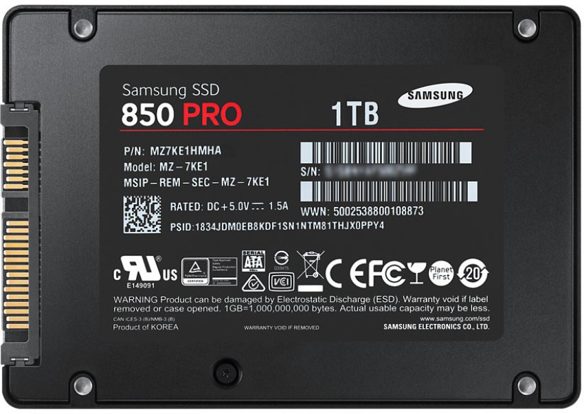 Samsung 850 clearance evo 2.5 1tb