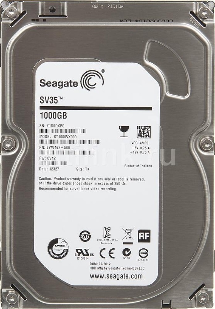 Seagate Barracuda SV-35 1 TB Desktop Internal Hard Disk Drive (HDD