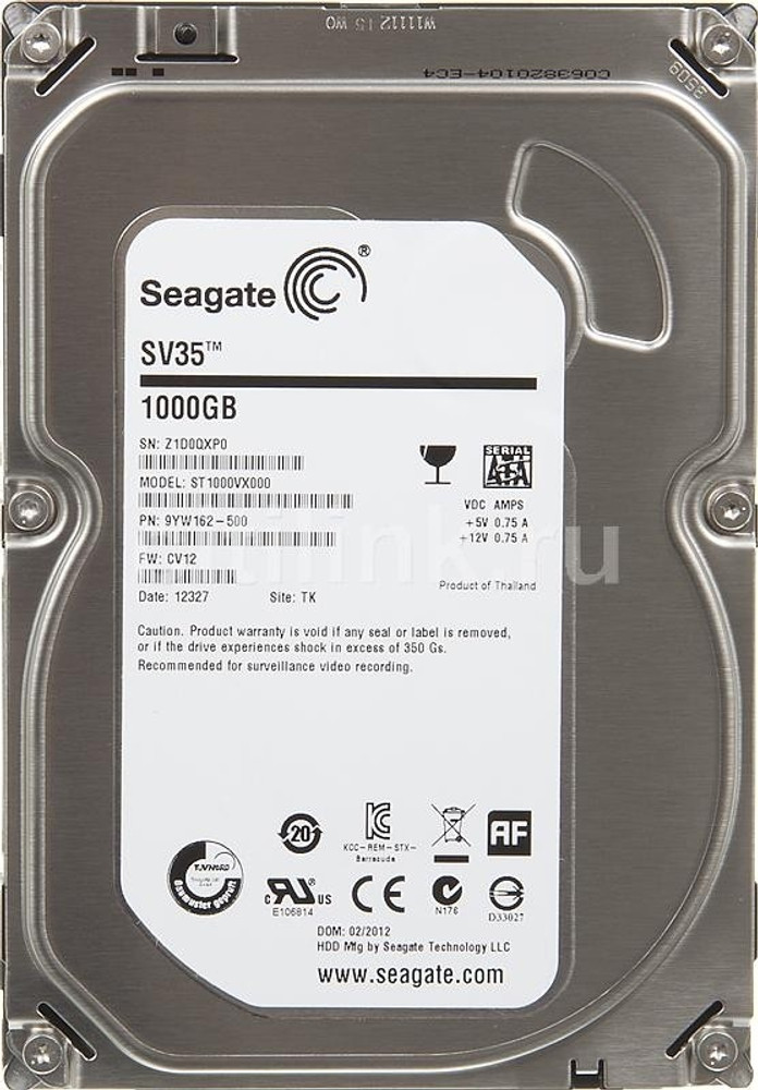 Seagate Barracuda SV-35 1 TB Desktop Internal Hard Disk Drive (HDD