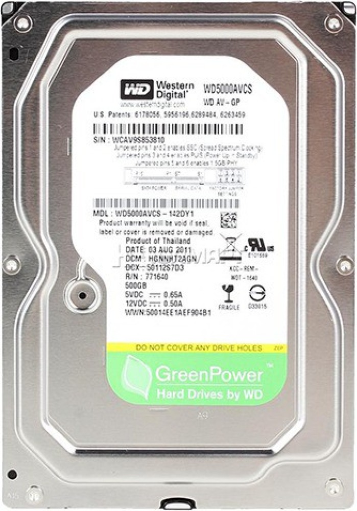 WD AV-GP 500 GB Desktop Internal Hard Disk Drive (HDD