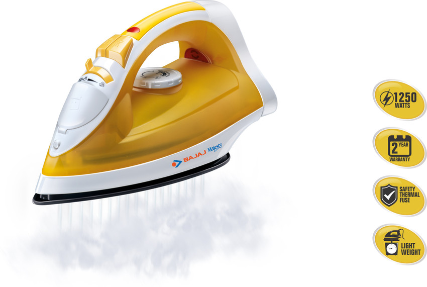 BAJAJ Majesty Aero Cordless 1250 W Steam Iron Price in India