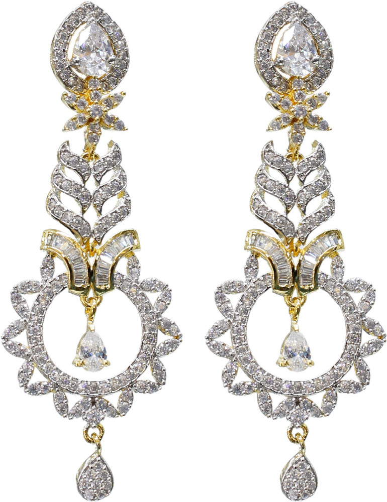 Flipkart Buy Saheli Art Jewellery CZ Diamond Earrings Cubic