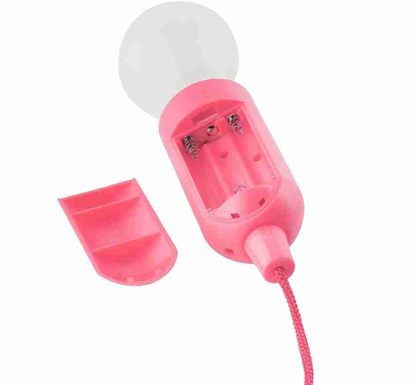 Buy IBS Portable LED Bulb Light On A Rope Hanging Pull Cord 1 Reading Lamp  White Battery Operated Assorted Colors Online at Low Prices in India 