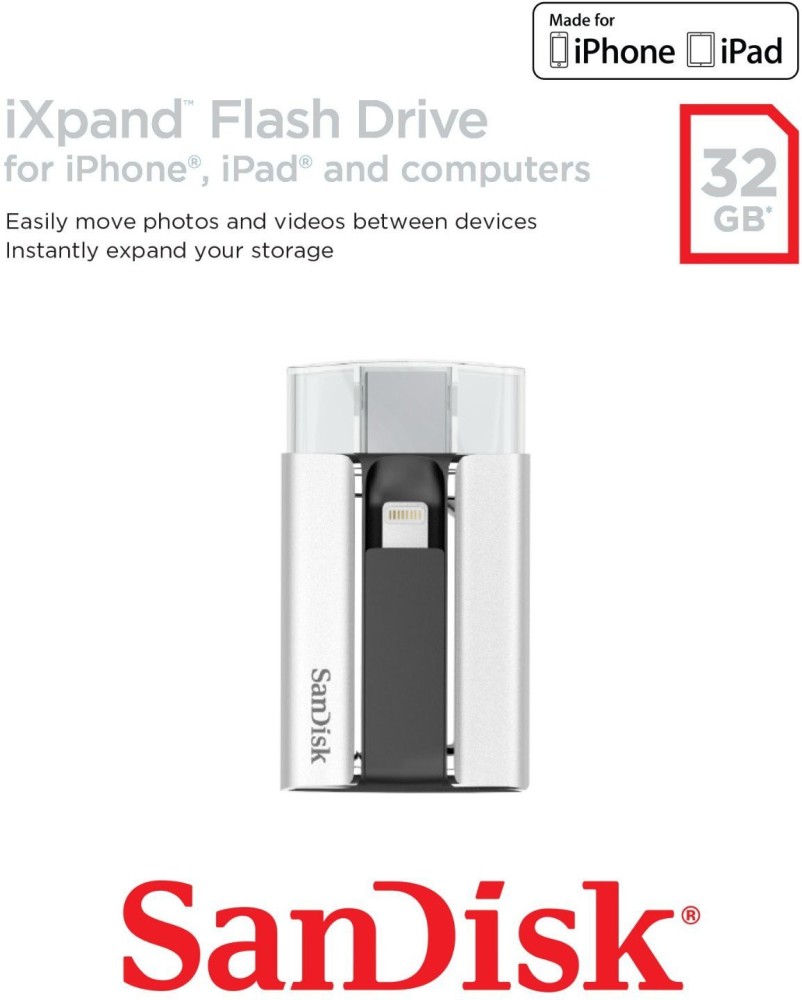 SanDisk iXpand 32GB Flash Drive for iPhone and iPad