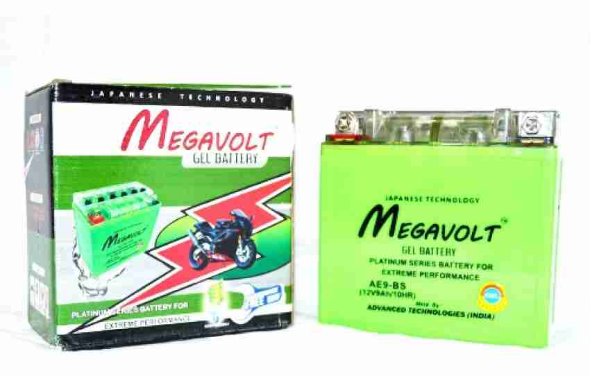 megavolt 9-bs 9 Ah Battery for Bike Price in India - Buy megavolt 9-bs 9 Ah  Battery for Bike online at