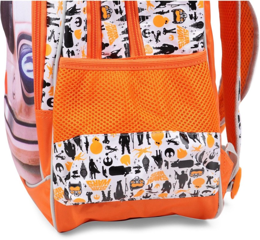 Lucasfilm Star Wars BB8 Orange and White School Bag 18  inches (Secondary 3rd Std Plus) School Bag - School Bag