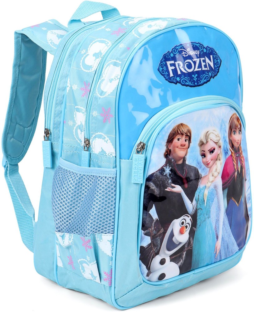 Flipkart DISNEY Frozen Blue School Bag 18 inches Secondary 3rd Std Plus School Bag School Bag