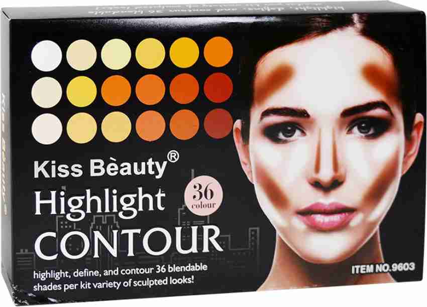 NEW! Kiss beauty 10 Colour Fix Contour Makeup Palette Cream Powder  Concealer Kit