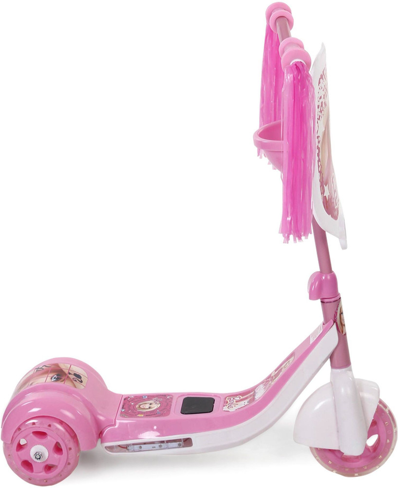 Pink sale barbie scooter