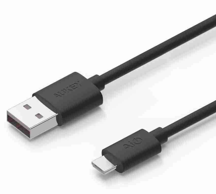 AUKEY Micro USB Cable 2 m 6.6Ft / 2M Extra Long Premium Micro Usb Data Cable  Hi-Speed Micro Usb Cable Usb 2.0 A Male To Micro B Sync & Charging Cable 