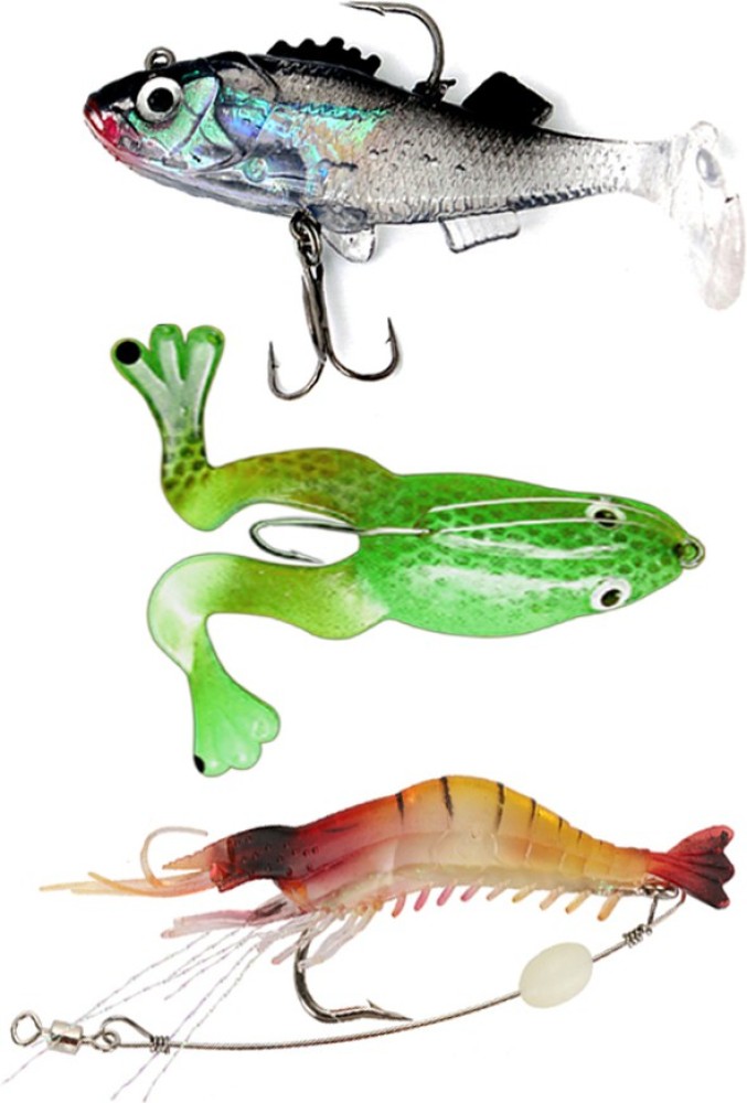Soft Plastic Fishing Lures Kit Soft 8cm/2.8in Artificial Bait With Cool  Hooks From Daye09, $9.48
