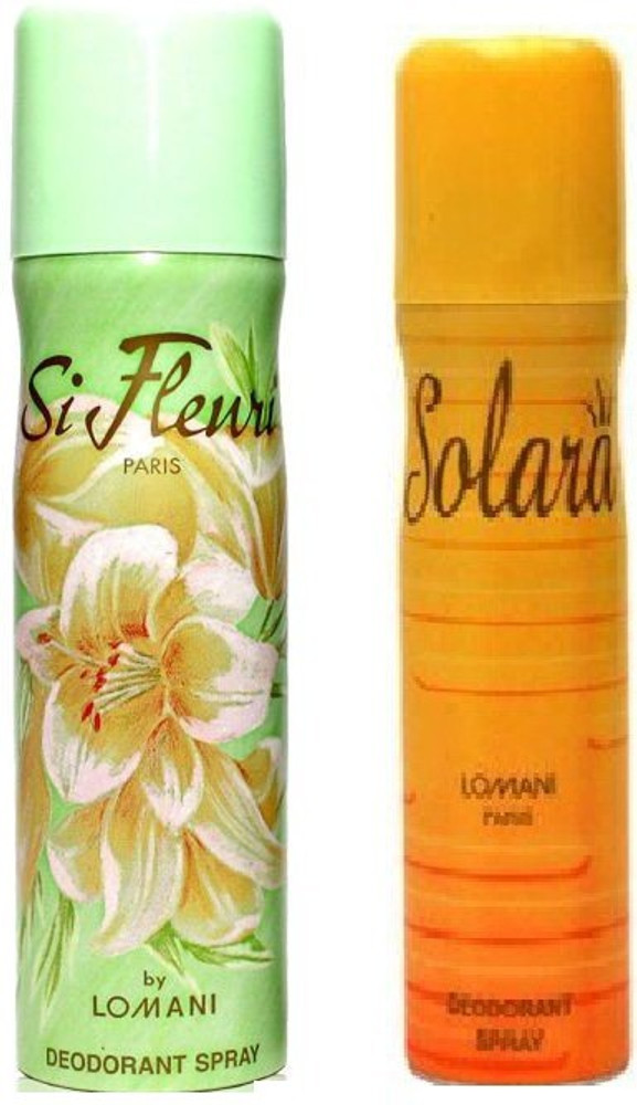 LOMANI Solara Si Fleuri Deodorant Spray For Women Price in