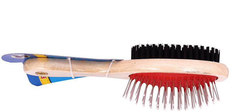 SRI High Quality Double Sided Wooden Pin Dog Brush Wire pin Brushes for Dog Price in India Buy SRI High Quality Double Sided Wooden Pin Dog Brush Wire pin Brushes for Dog online