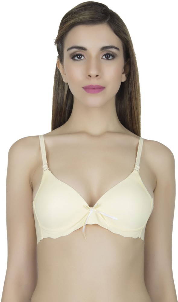 Buy online Yellow Printed T-shirt Bra from lingerie for Women by Liigne for  ₹299 at 71% off