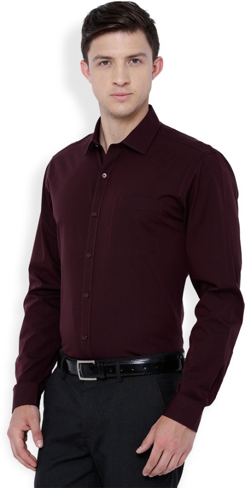 Black Coffee Men Formal Maroon Shirt - Buy MAROON Black Coffee Men Formal  Maroon Shirt Online at Best Prices in India