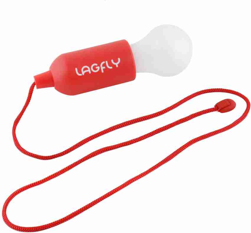 lagfly Bulb on Rope Portable Battery Operated LED Bulb for Closet