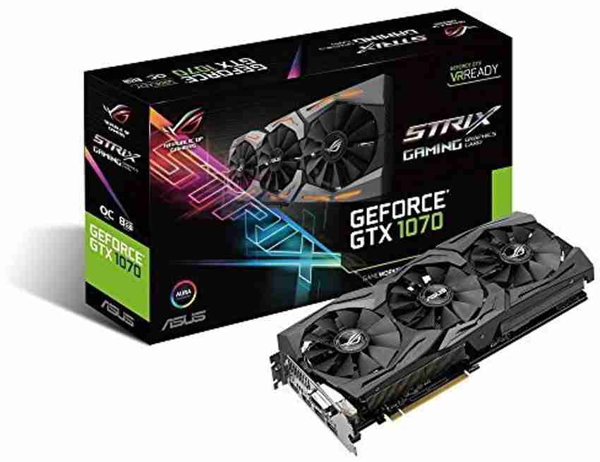 ASUS NVIDIA ASUS GeForce GTX 1070 8GB ROG STRIX OC Edition Graphic